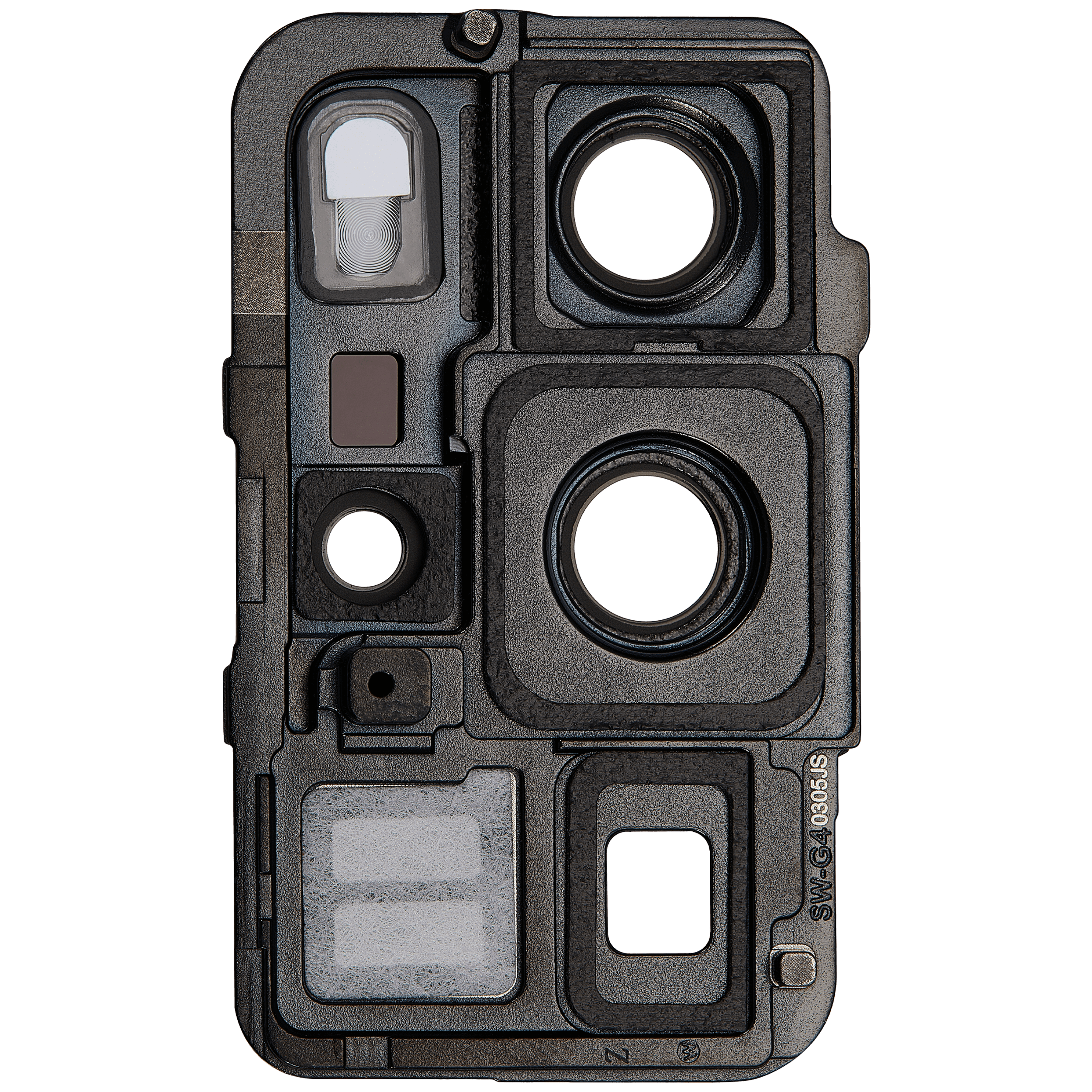 Rear camera lens with holder for Huawei P40 Pro (Ice White)