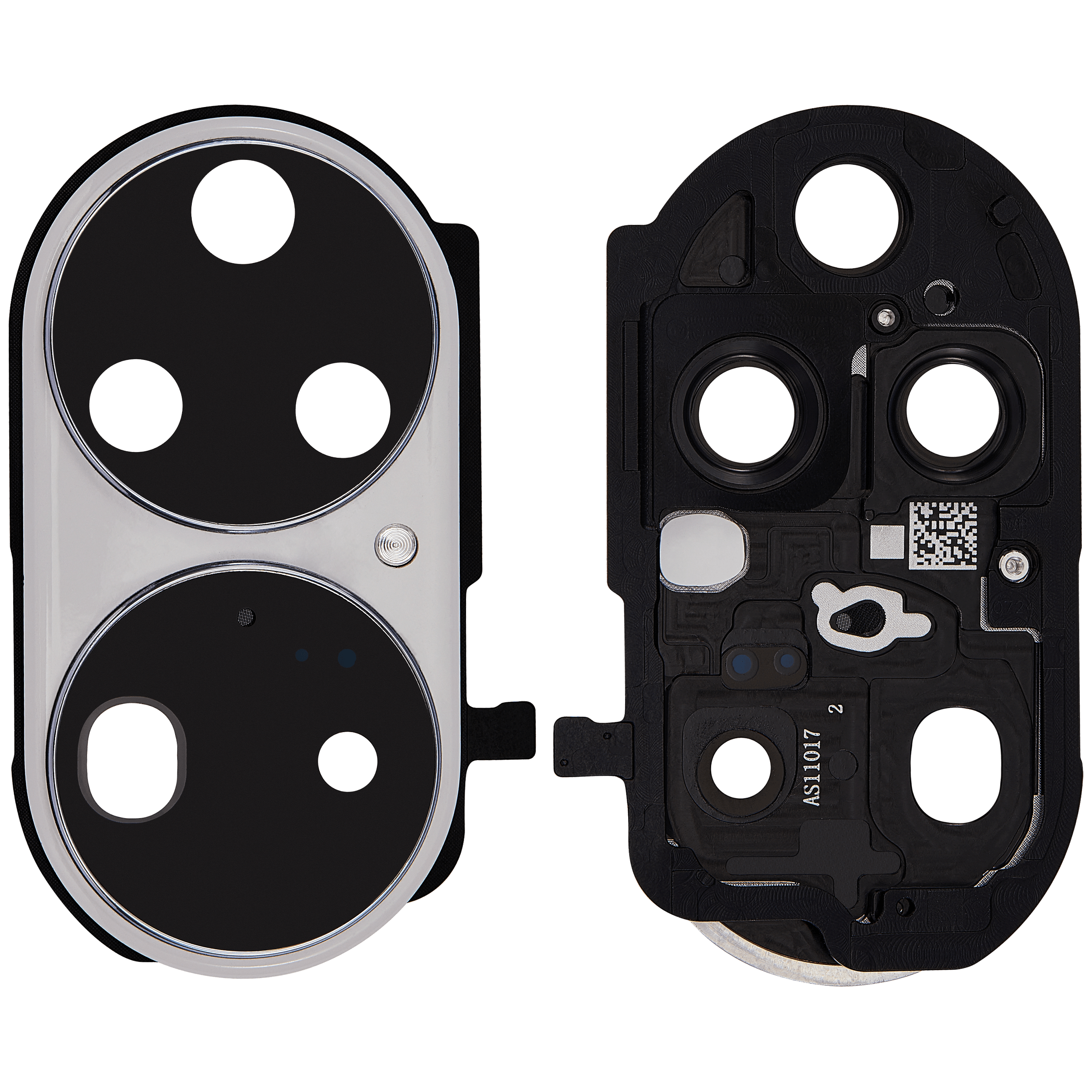Camera Lens with Holder for Huawei P50 Pro (Pearl White)