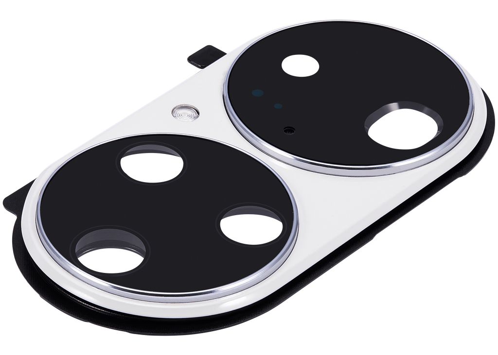 Camera Lens with Holder for Huawei P50 Pro (Pearl White)