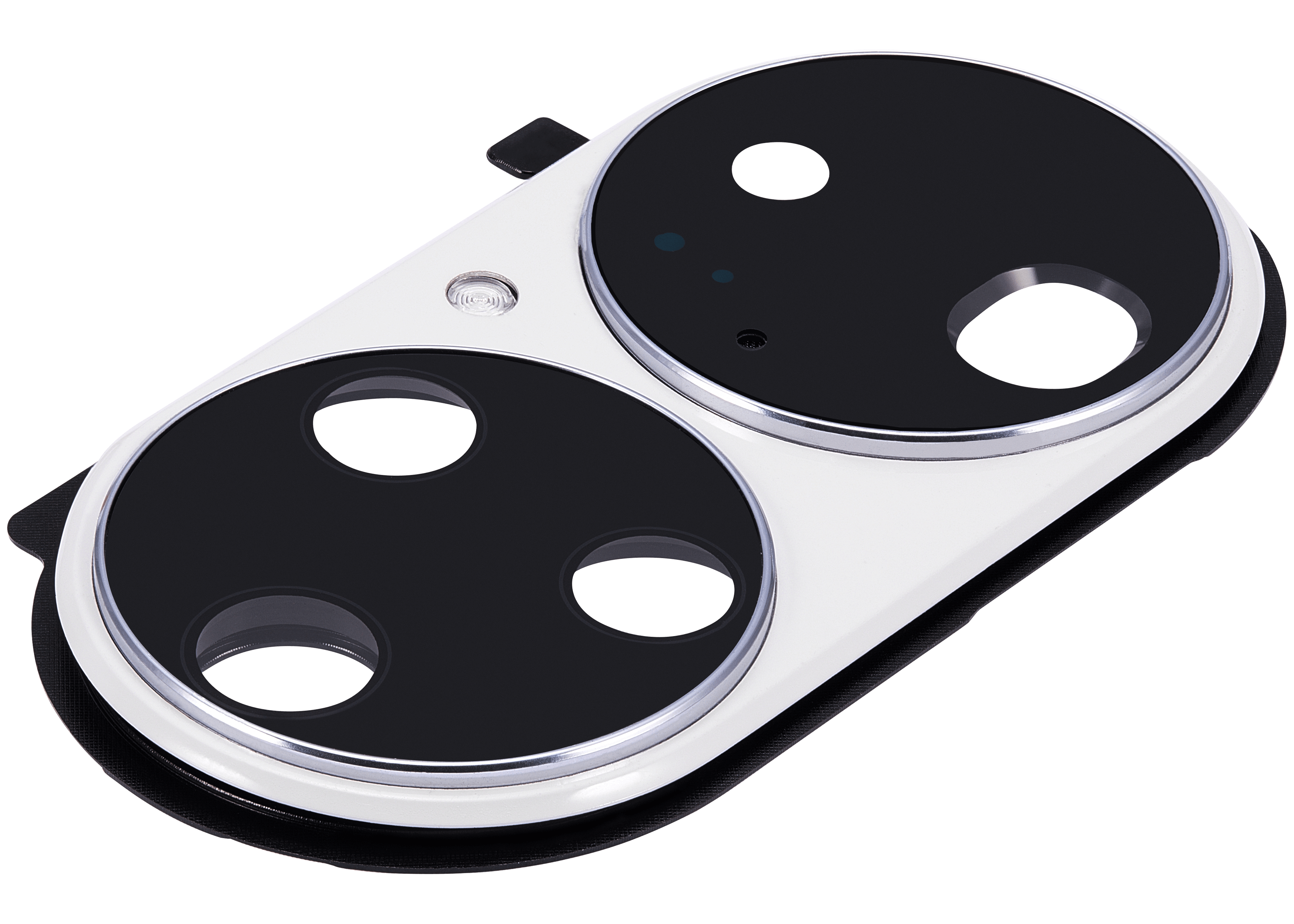 Camera Lens with Holder for Huawei P50 Pro (Pearl White)