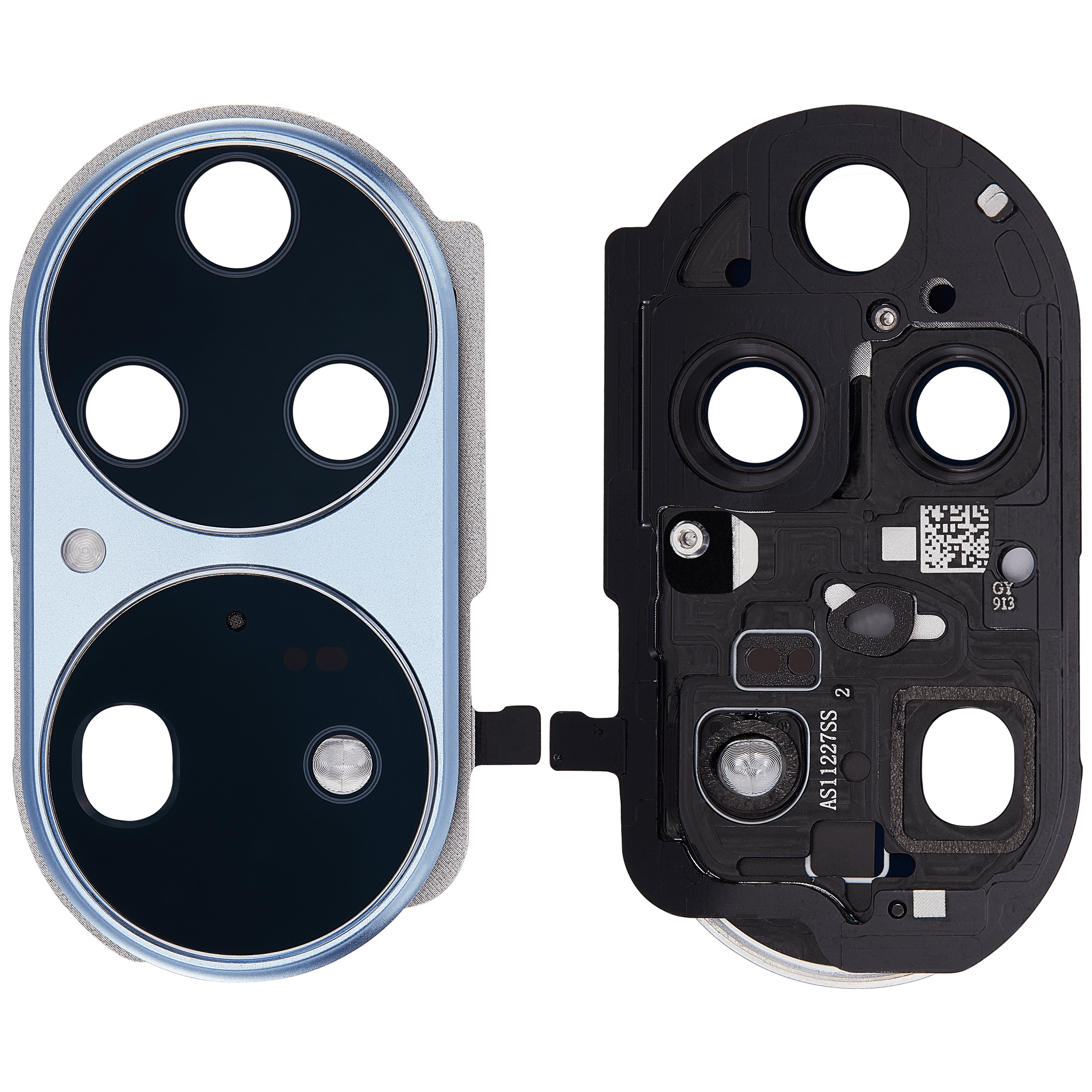 Rear Camera Lens with Holder for Huawei P50 Pro (Blue)