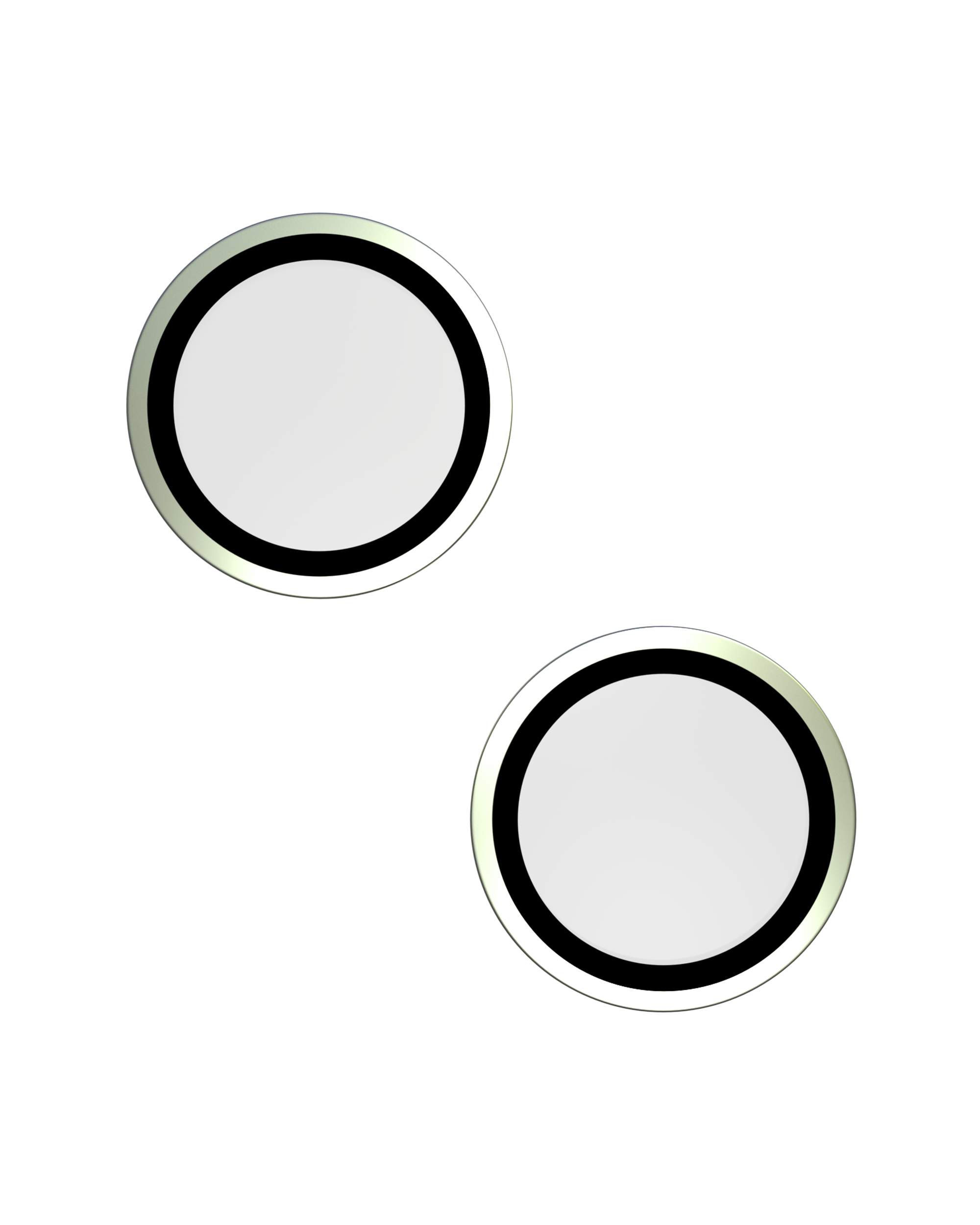 Casper Camera Lens Protector for iPhone 15 / 15 Plus (Green) (Transparent)