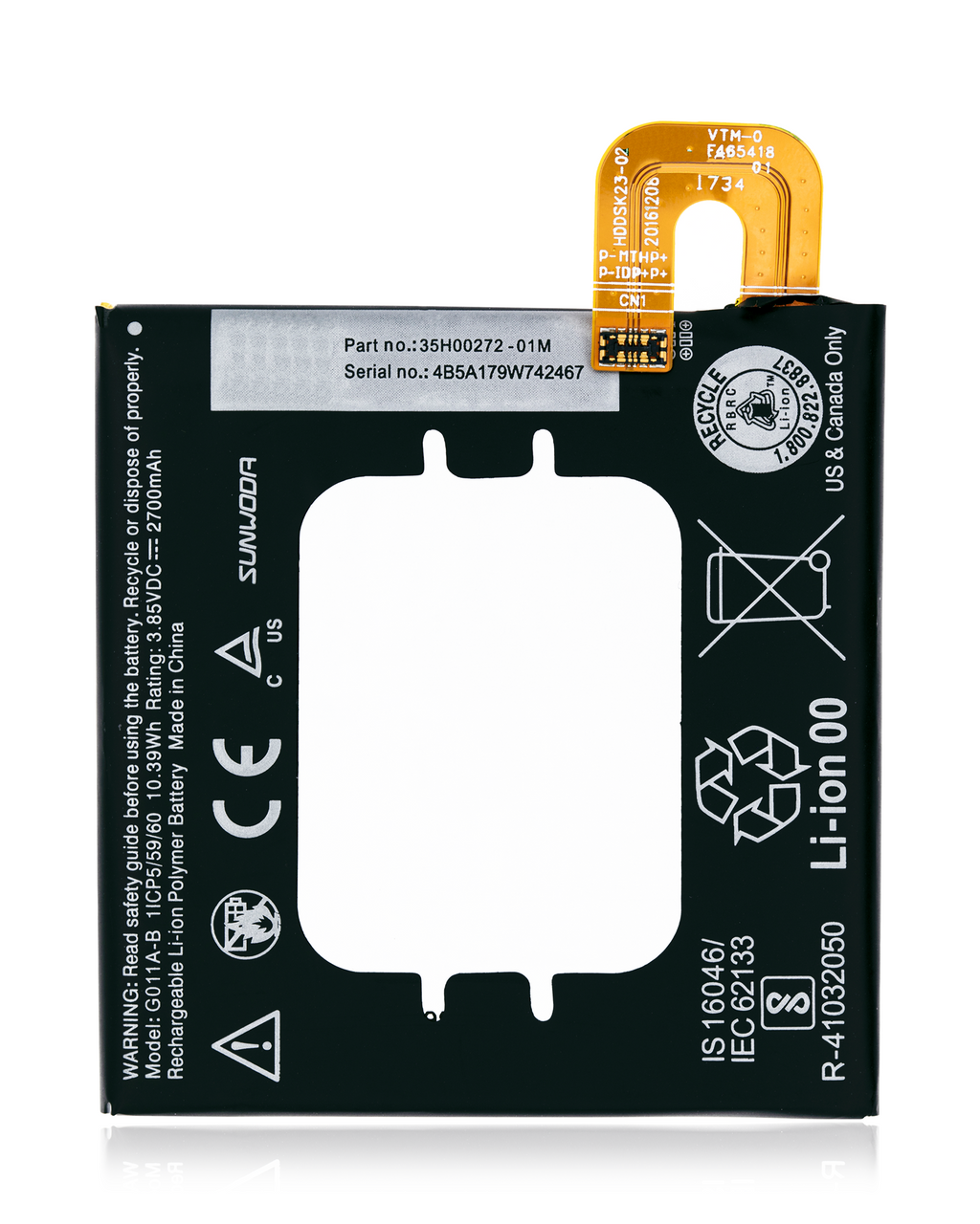 Replacement Battery for Google Pixel 2 (35H00272)