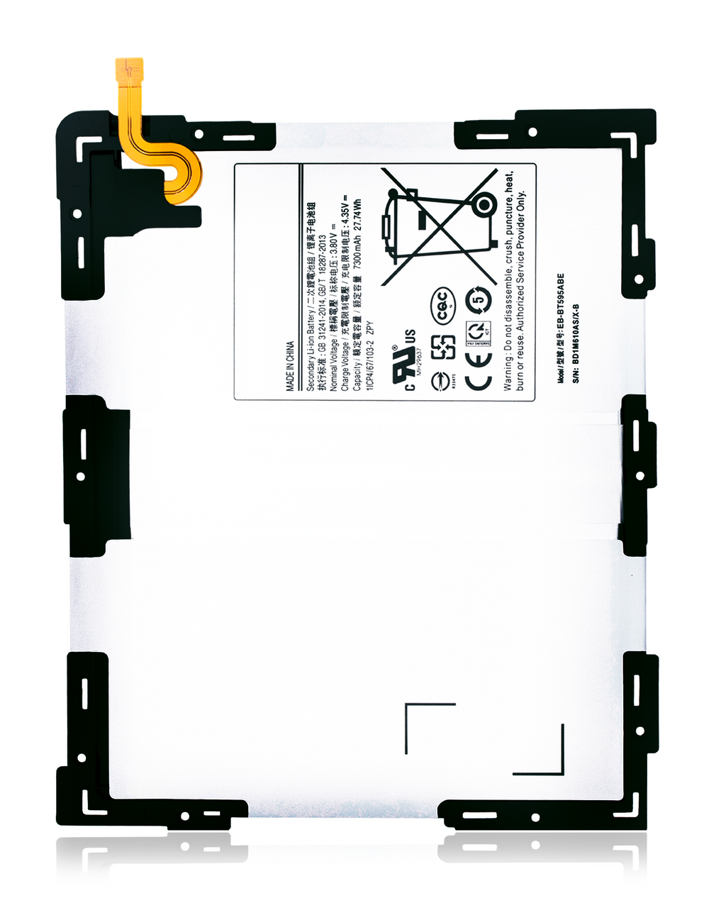Ersatzakku für Samsung Galaxy Tab A 10.5" (T590 T595 T597) (2018)