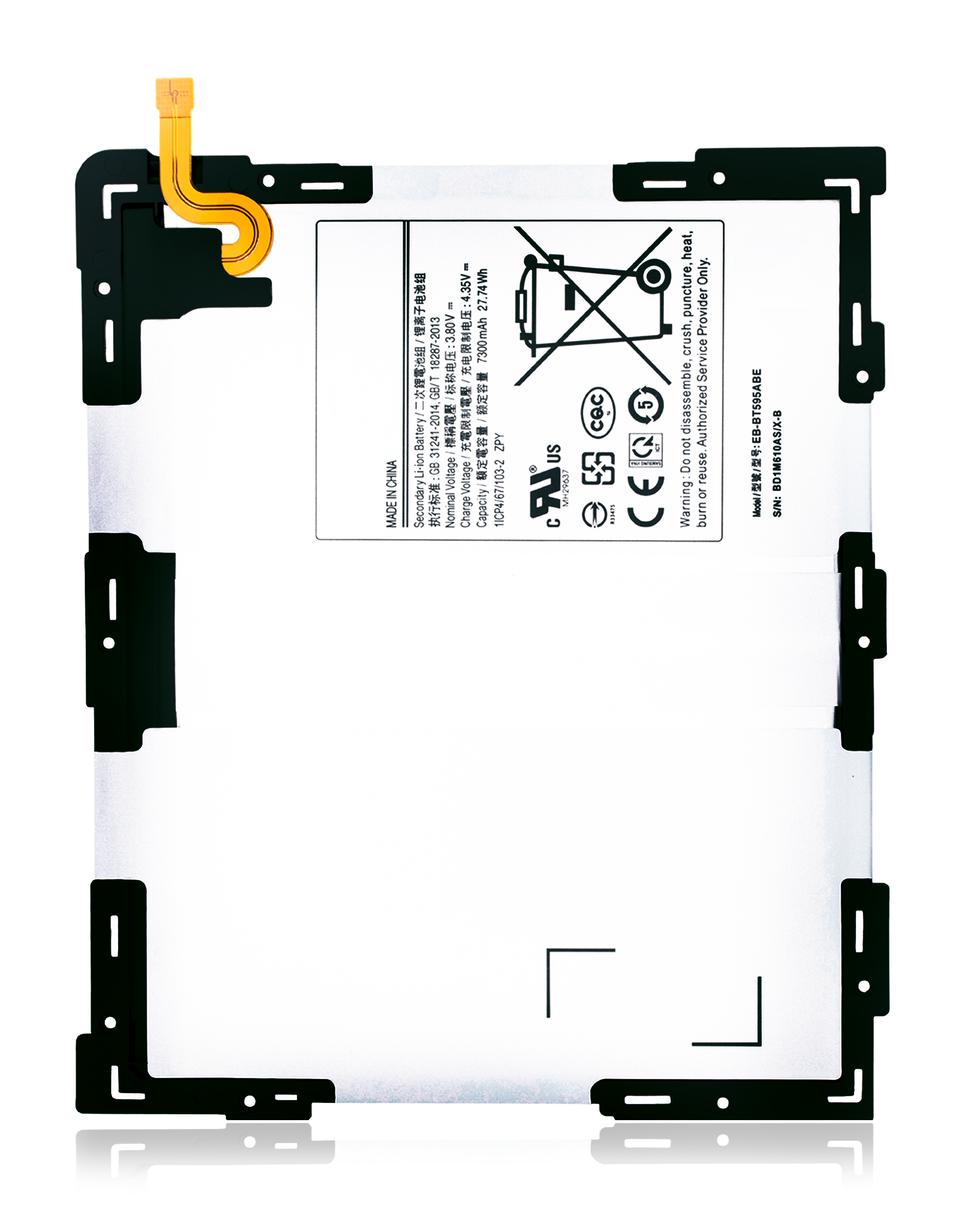 Ersatzakku für Samsung Galaxy Tab A 10.5" (T590 T595 T597) (2018)