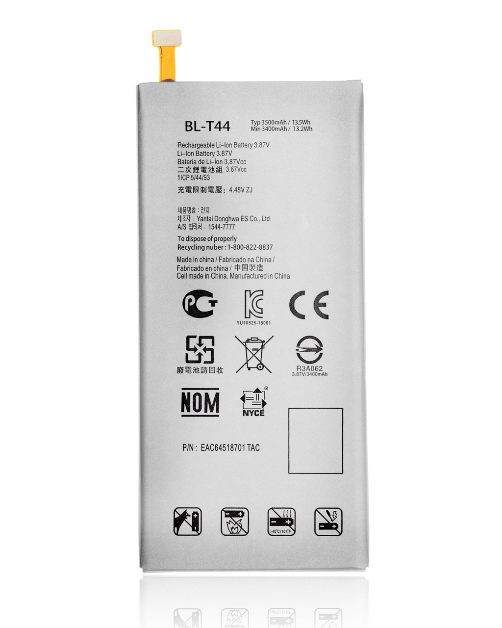 Replacement Battery for LG Stylo 5 / K40S / LG Premier Pro Plus (BL-T44)