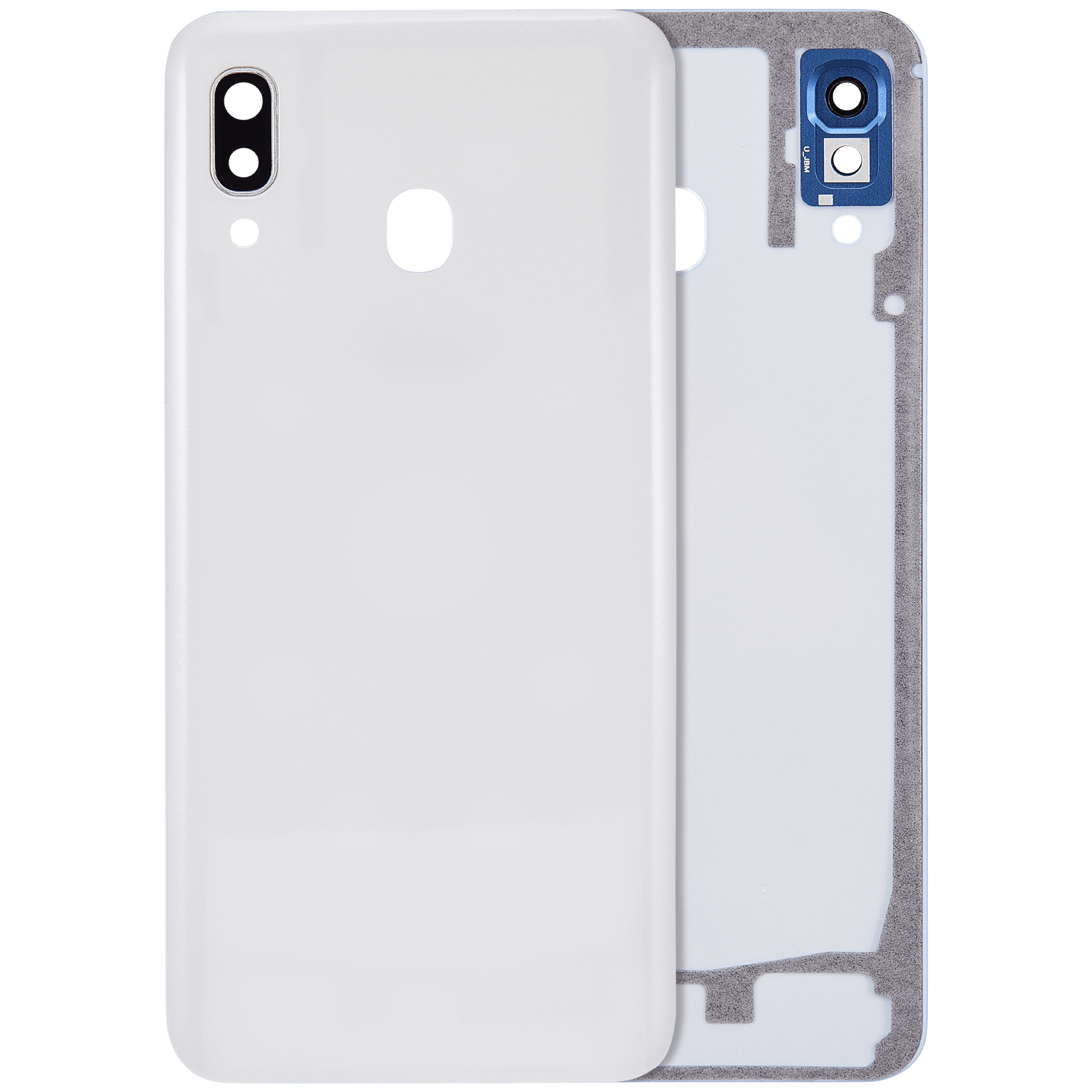 Glass Back Cover with Camera Lens for Samsung Galaxy A30 (A305 / 2019) (Aftermarket Plus) (White)