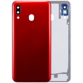Glass back cover with camera lens for Samsung Galaxy A30 (A305 / 2019) (Aftermarket Plus) (Red)