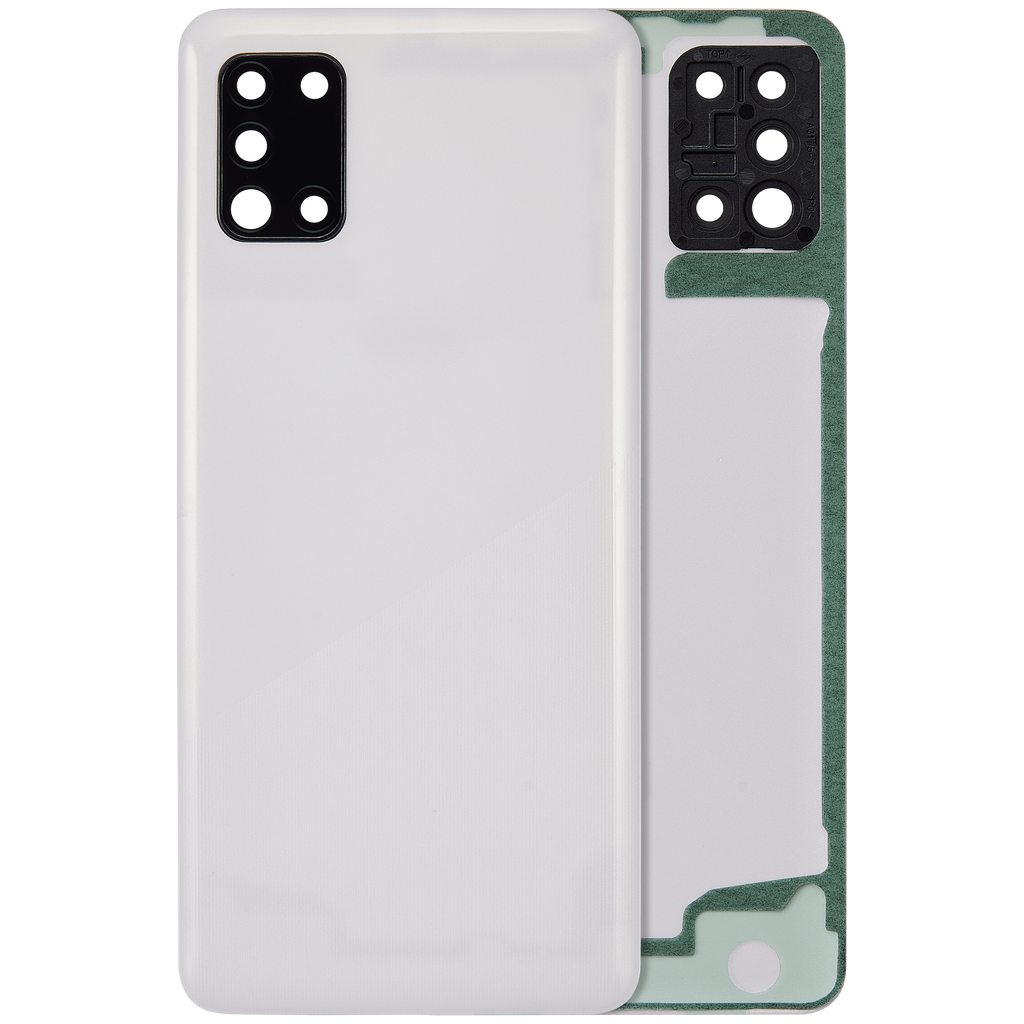 Back Cover with Camera Lens for Samsung Galaxy A31 (A315 / 2020) (Aftermarket Plus) (Prism Crush White)