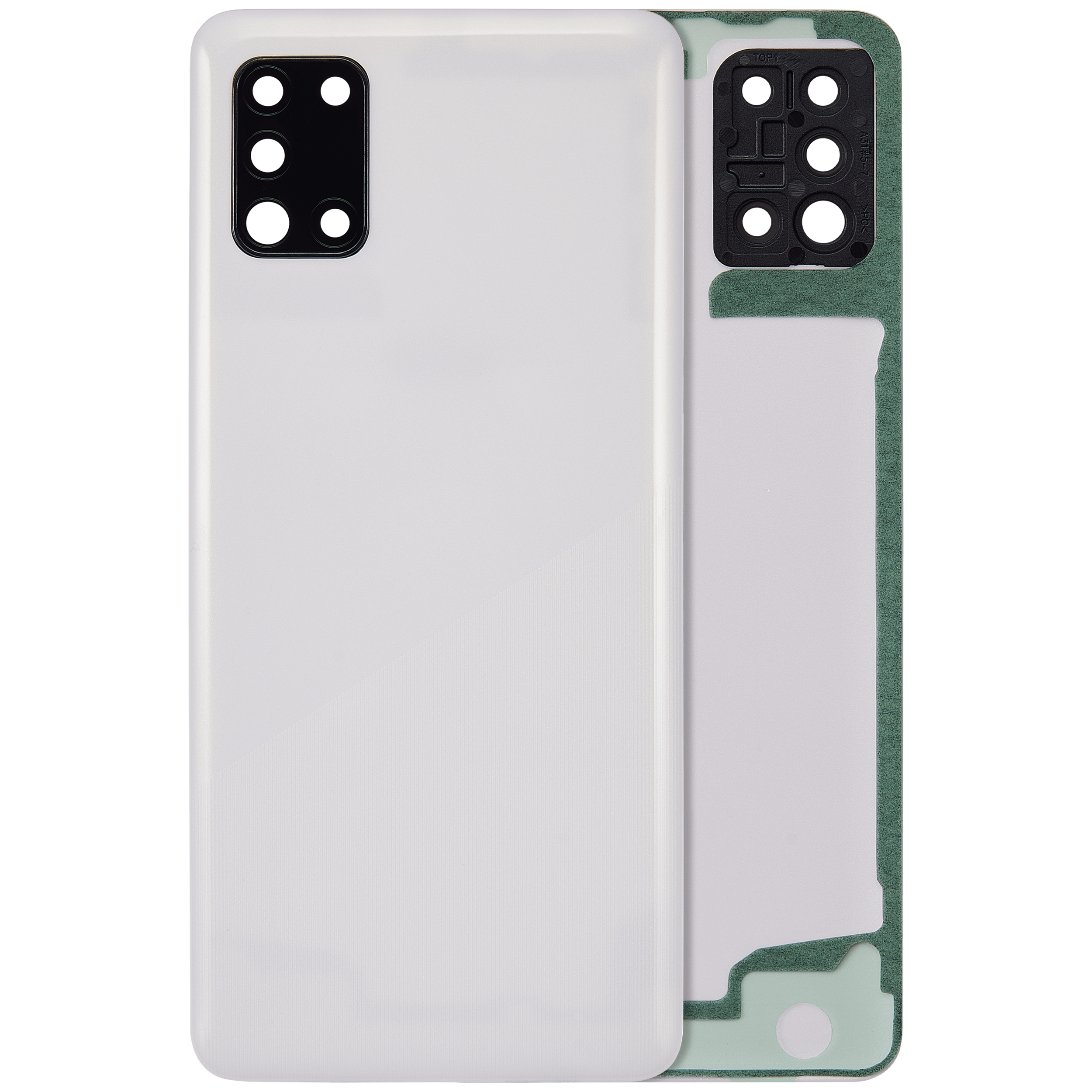Back Cover with Camera Lens for Samsung Galaxy A31 (A315 / 2020) (Aftermarket Plus) (Prism Crush White)