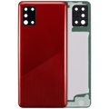 Backcover mit Kamera für Samsung Galaxy A31 (Aftermarket Plus) (Prism Crush Red)