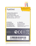Ersatzbatterie für Alcatel One Touch Scribe HD 7046T (TLP025A2)