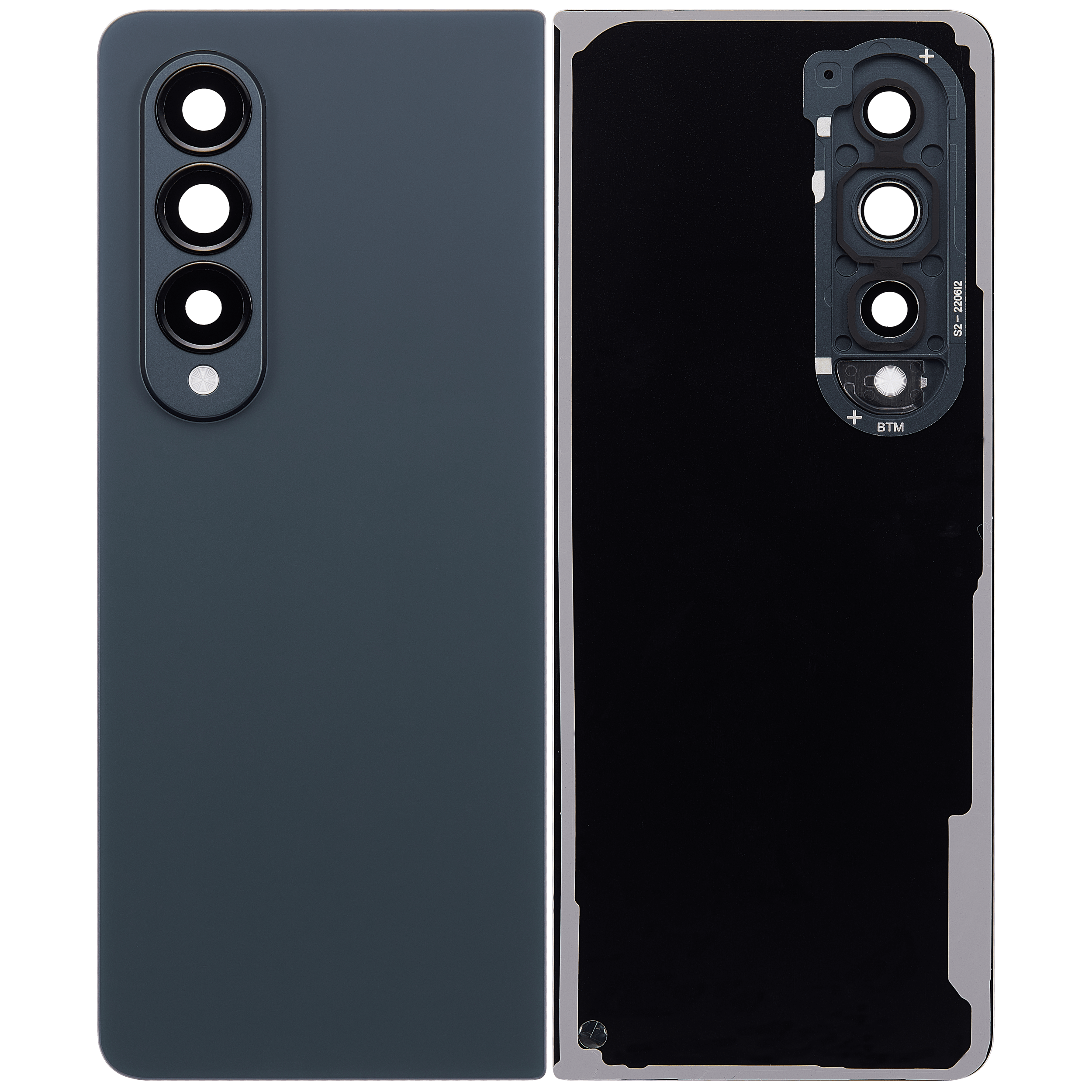 Back Cover with Camera Lens for Samsung Galaxy Z Fold 4 (F936) (Graygreen)