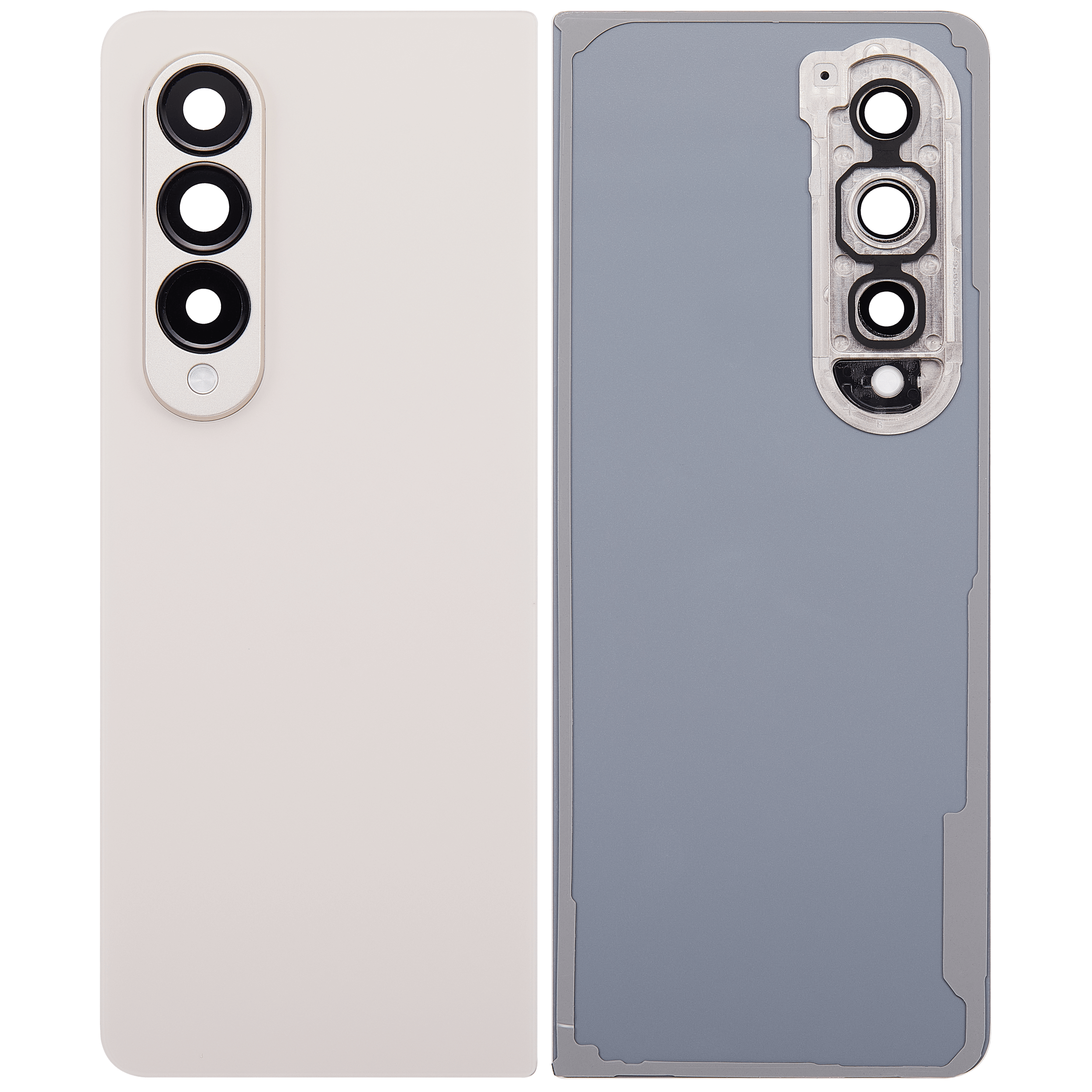 Back cover with camera lens for Samsung Galaxy Z Fold 4 (F936) (Beige)