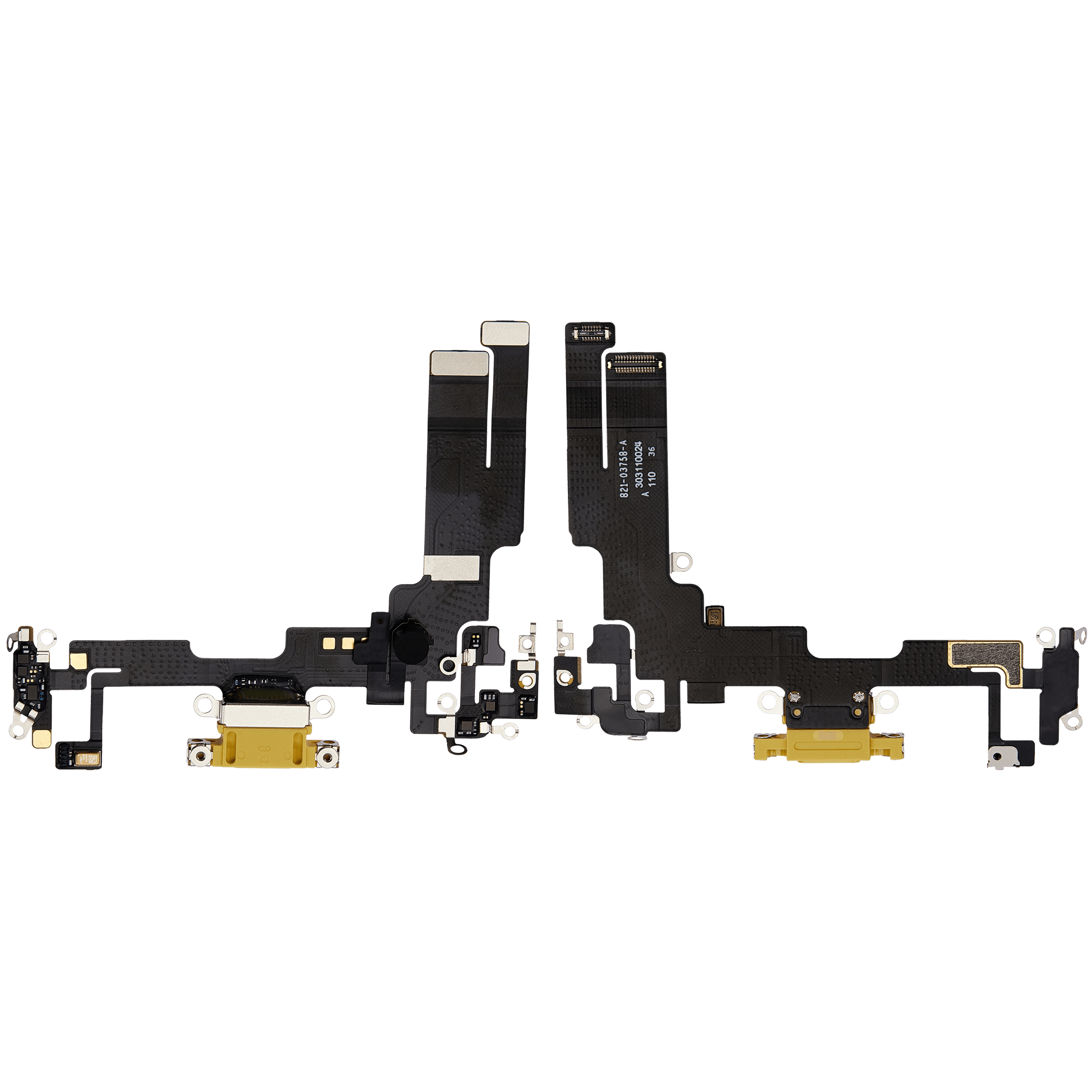 Charging Port Flex Cable for iPhone 14 (Premium) (Yellow)