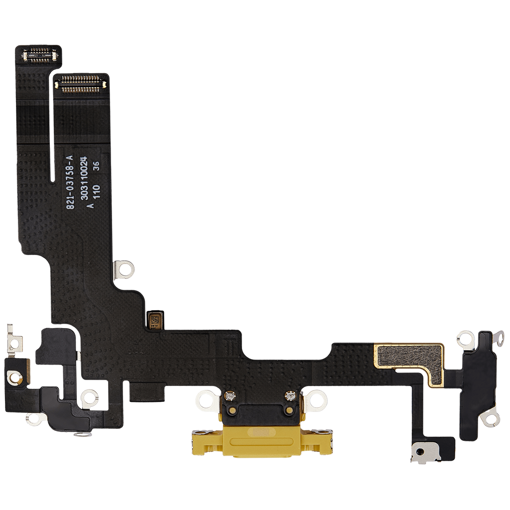 Charging Port Flex Cable for iPhone 14 (Premium) (Yellow)