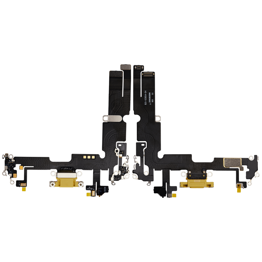Charging Port Flex Cable for iPhone 14 Plus (Premium) (Yellow)