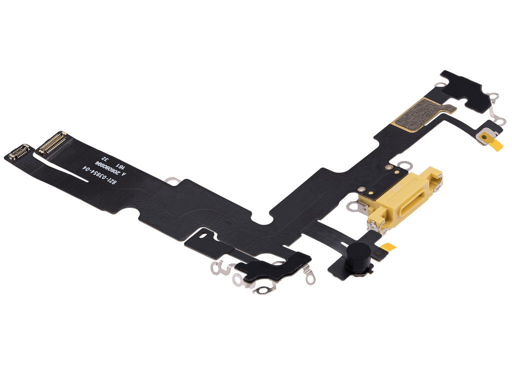 Charging Port Flex Cable for iPhone 14 Plus (Premium) (Yellow)