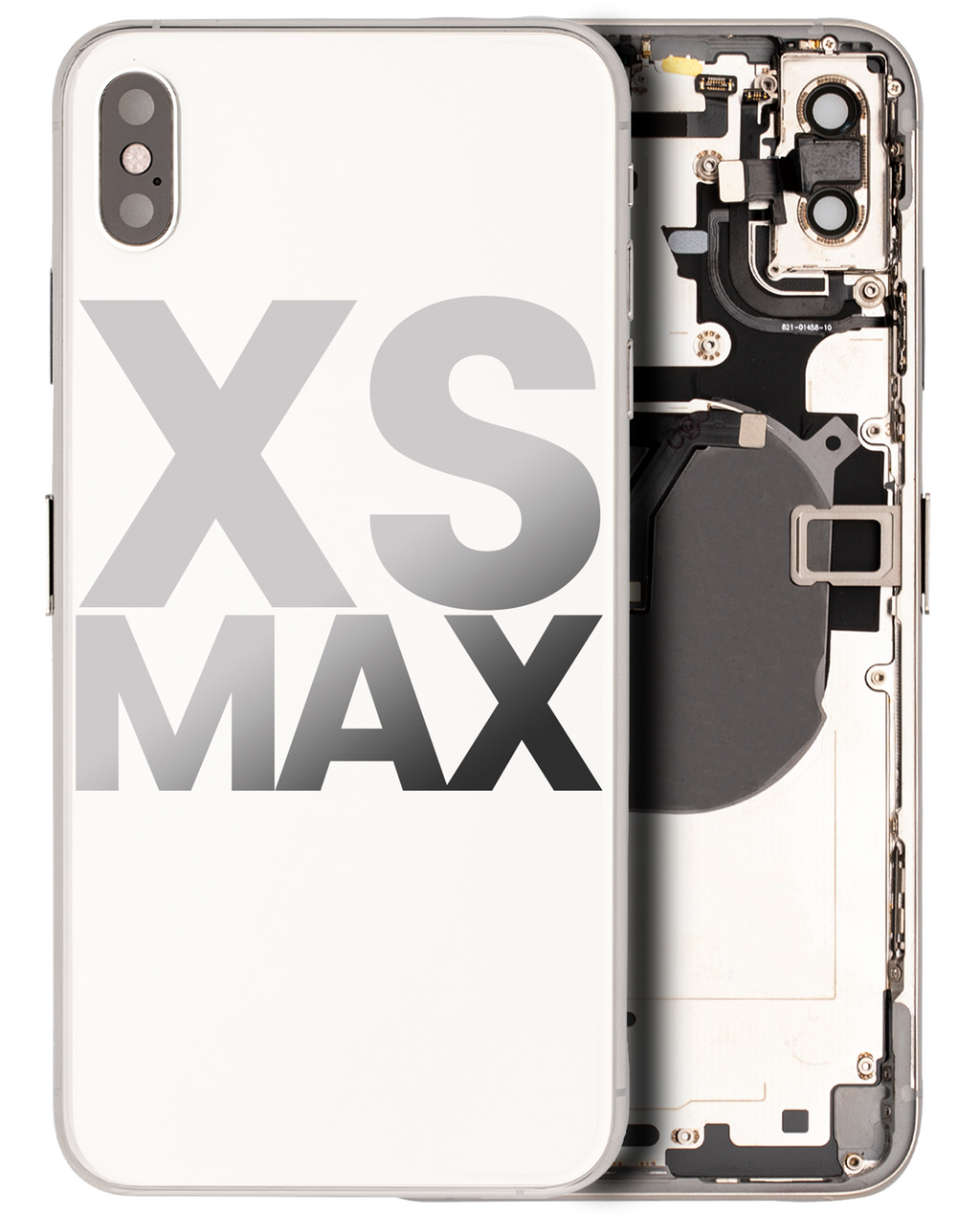 Gebrauchter Ausbau/Pull Qualität C – iPhone XS Max Backcover/Rahmen Silber