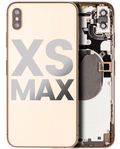 Backcover/Rahmen mit Kleinteilen iPhone XS Max Gold OEM Pull C