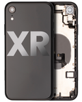 Backcover/Rahmen mit Kleinteilen iPhone XR OEM Qualität C Schwarz