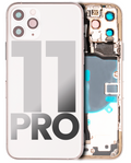 Backcover/Rahmen mit Kleinteilen iPhone 11 Pro OEM C Matte Silver