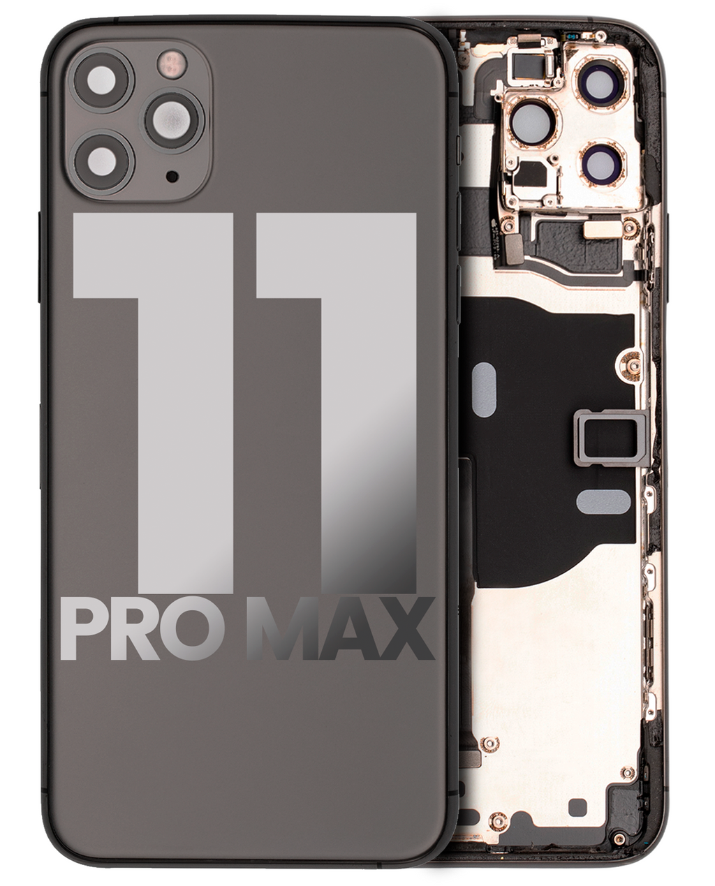 Original Apple-Ausbau A gebraucht – iPhone 11 Pro Backcover/Rahmen Space Grau