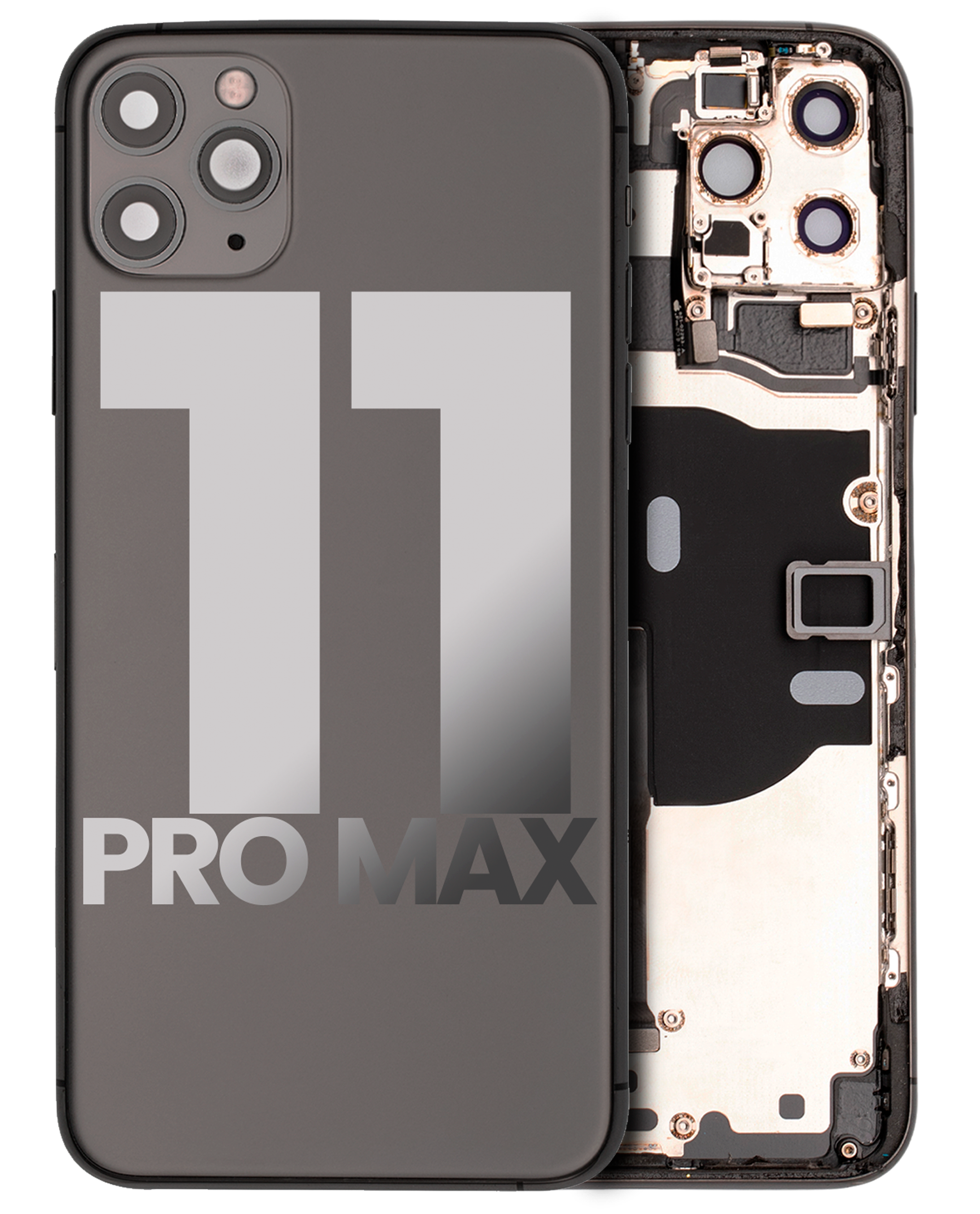 Original Apple-Ausbau A gebraucht – iPhone 11 Pro Backcover/Rahmen Space Grau