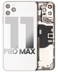 Gebrauchter Ausbau/Pull Qualität A – iPhone 11 Pro Max Backcover/Rahmen Silber