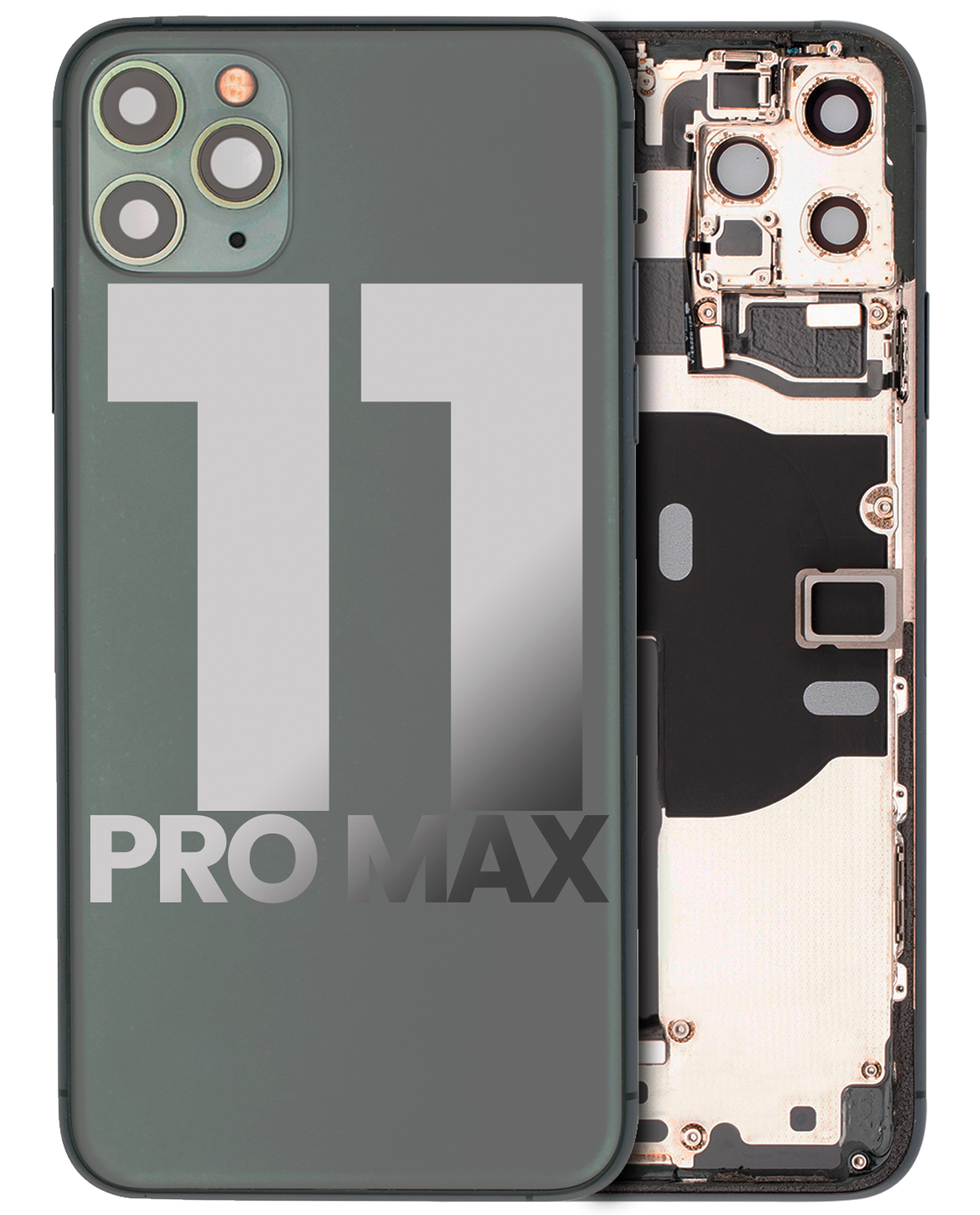 Gebrauchter Ausbau/Pull Qualität A – iPhone 11 Pro Backcover/Rahmen Nachtgrün