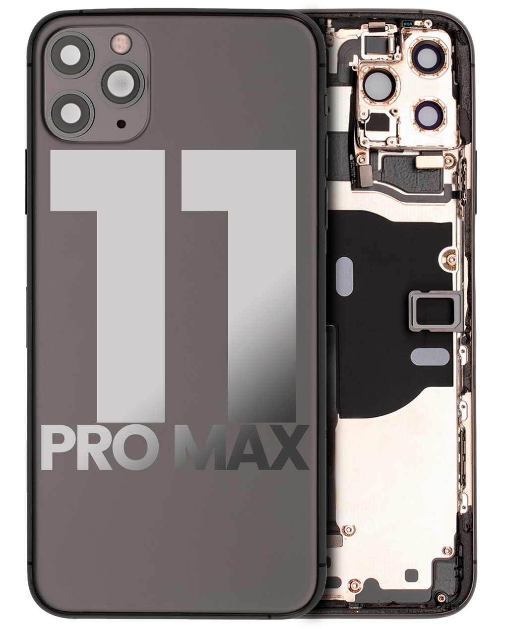 Gebrauchter Ausbau/Pull Qualität B – iPhone 11 Pro Backcover/Rahmen Space Grau