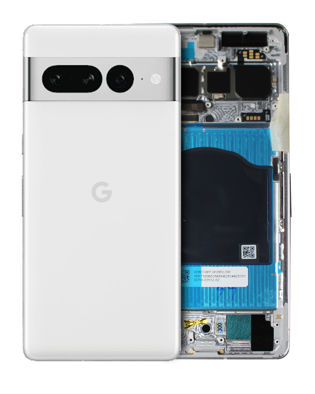 Backcover für Google Pixel 7 Pro (Original OEM) (Snow)