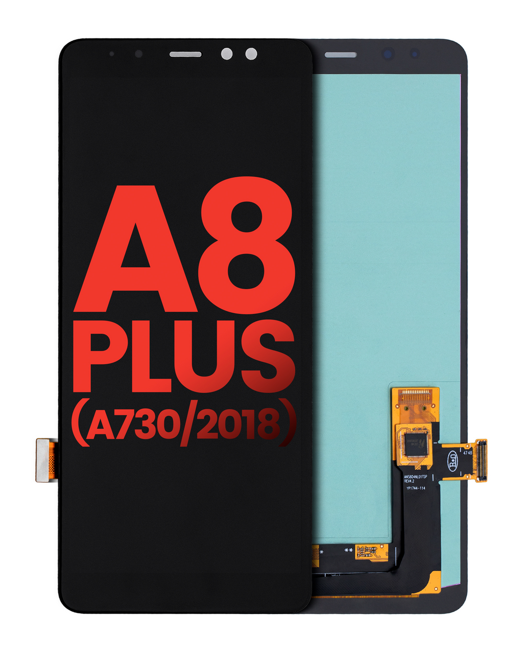 OLED-Display ohne Rahmen für Samsung Galaxy A8 Plus (A730) Aftermarket Plus