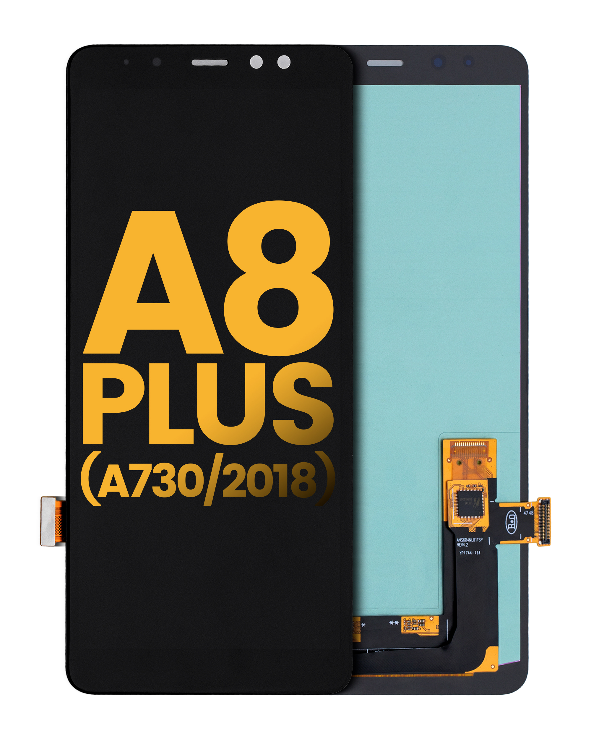OLED-Display ohne Rahmen Samsung Galaxy A8 Plus Refurbished