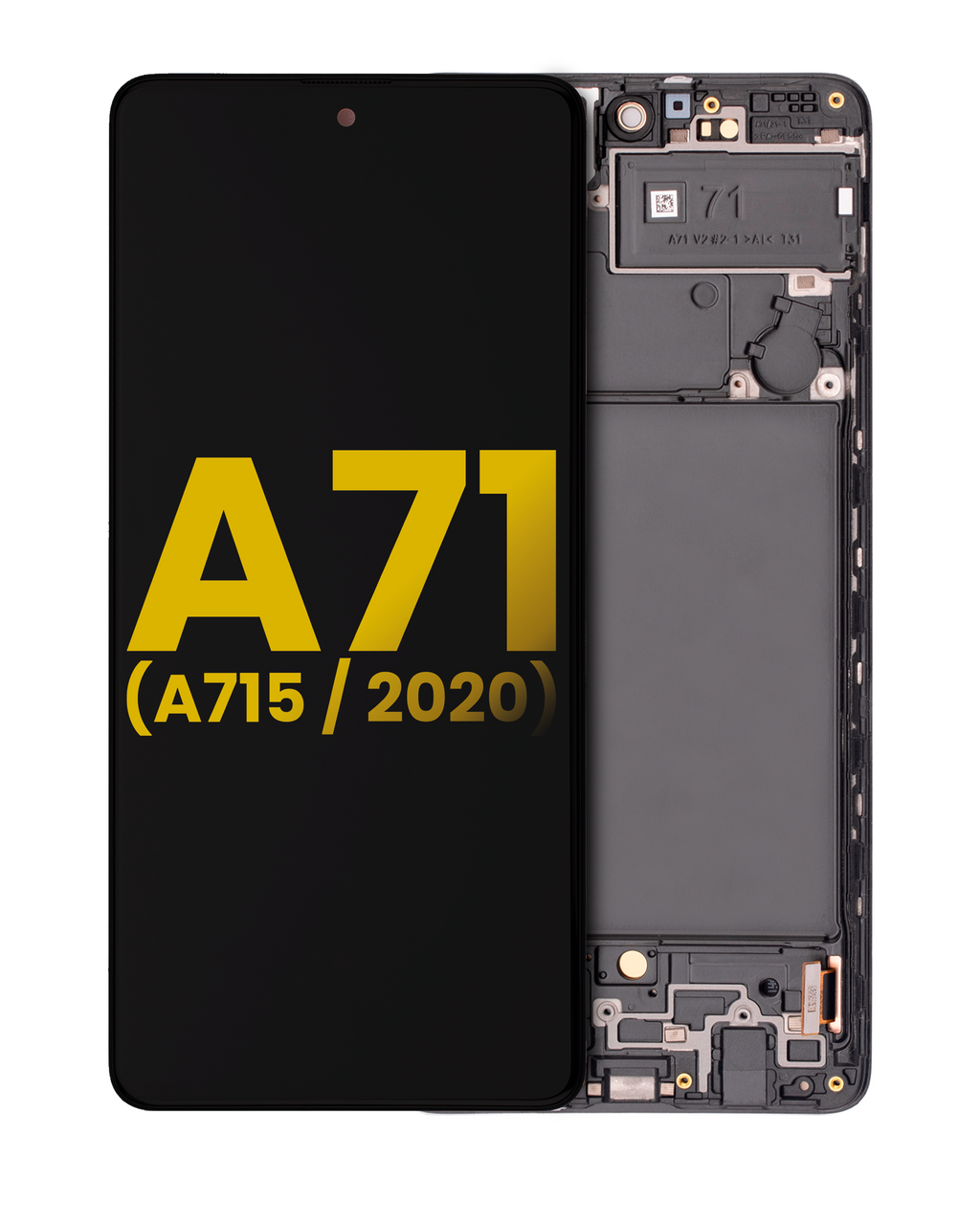 OLED Display with Frame for Samsung Galaxy A71 (A715 / 2020) (Refurbished) (All Colors)