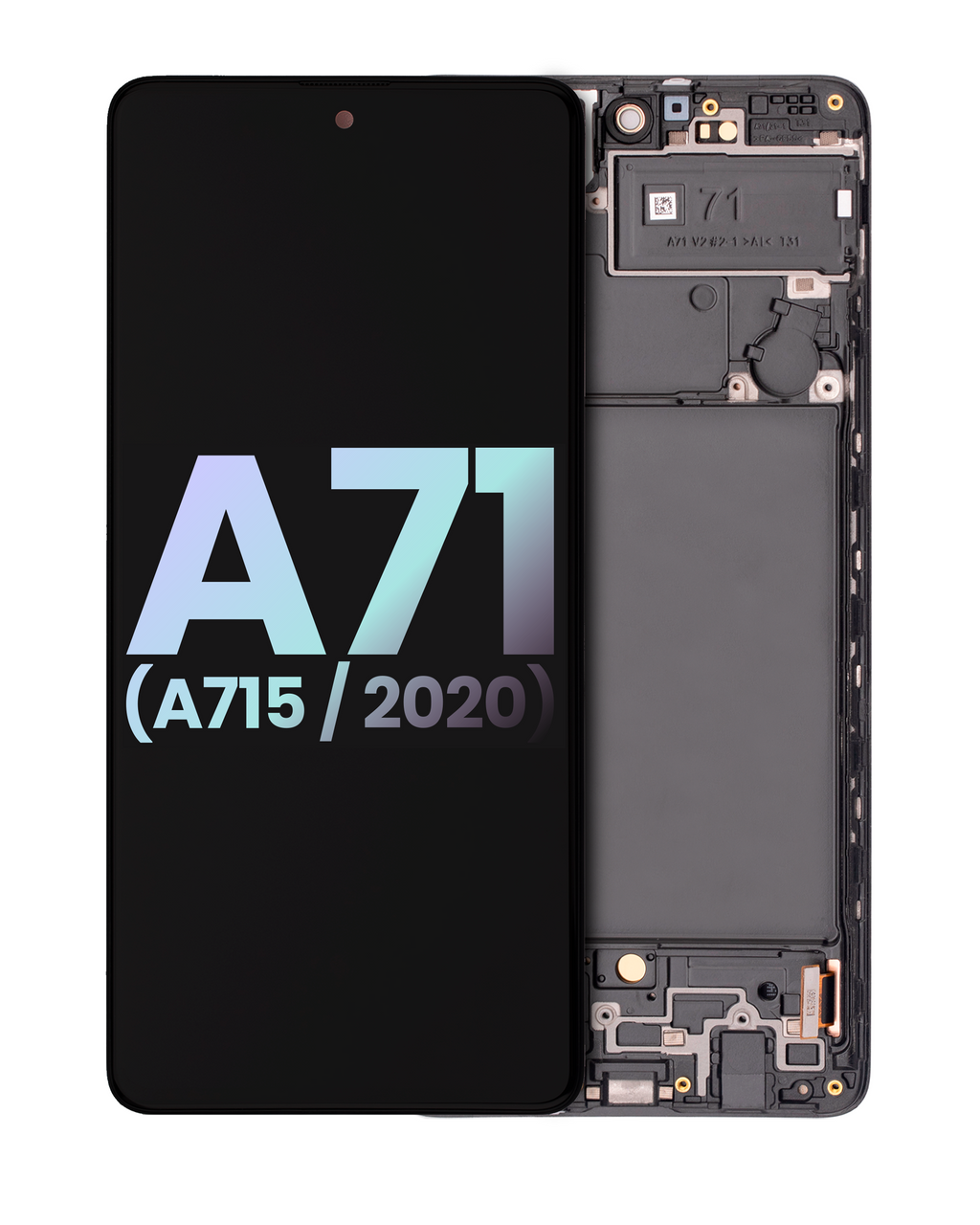OLED Display with Frame for Samsung Galaxy A71 (A715/2020) (Service Pack) (All Colors)