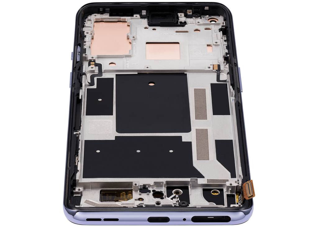 OLED Display with Frame for OnePlus 9 (International Version) (Aftermarket Plus) (Winter Mist)