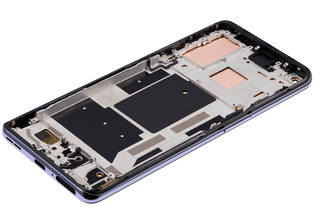 OLED Display with Frame for OnePlus 9 (International Version) (Aftermarket Plus) (Winter Mist)