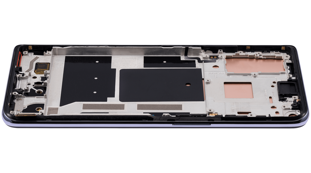OLED Display with Frame for OnePlus 9 (International Version) (Aftermarket Plus) (Winter Mist)
