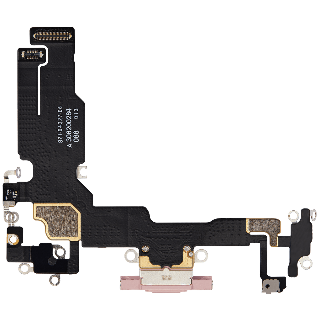 Charging Port Flex Cable for iPhone 15 (Premium) (Pink)