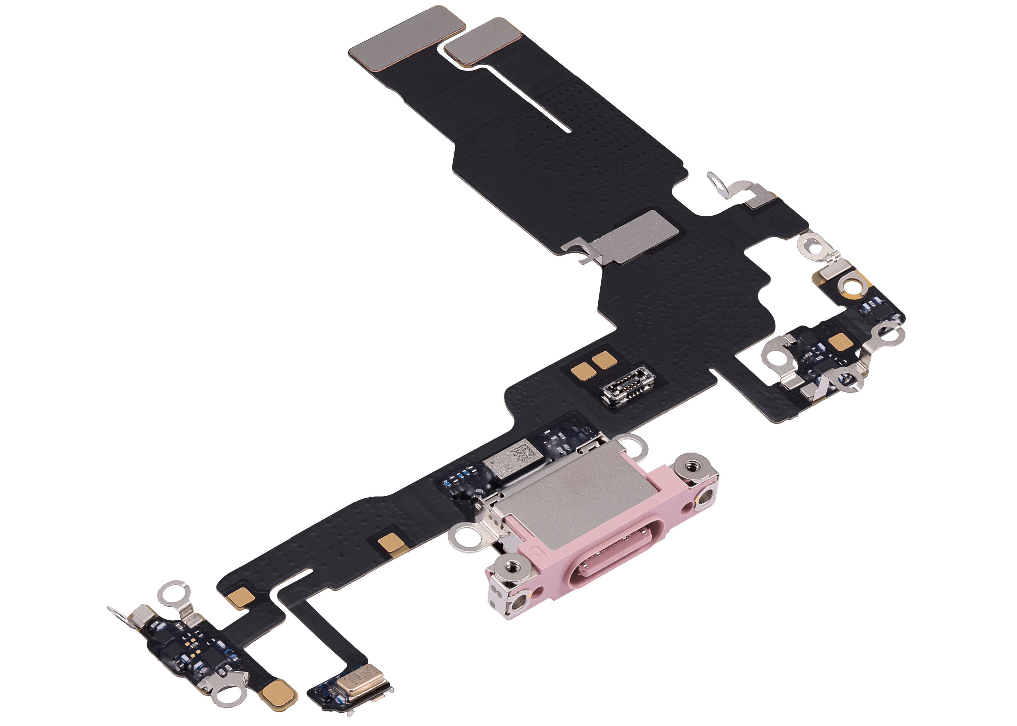 Charging Port Flex Cable for iPhone 15 (Premium) (Pink)