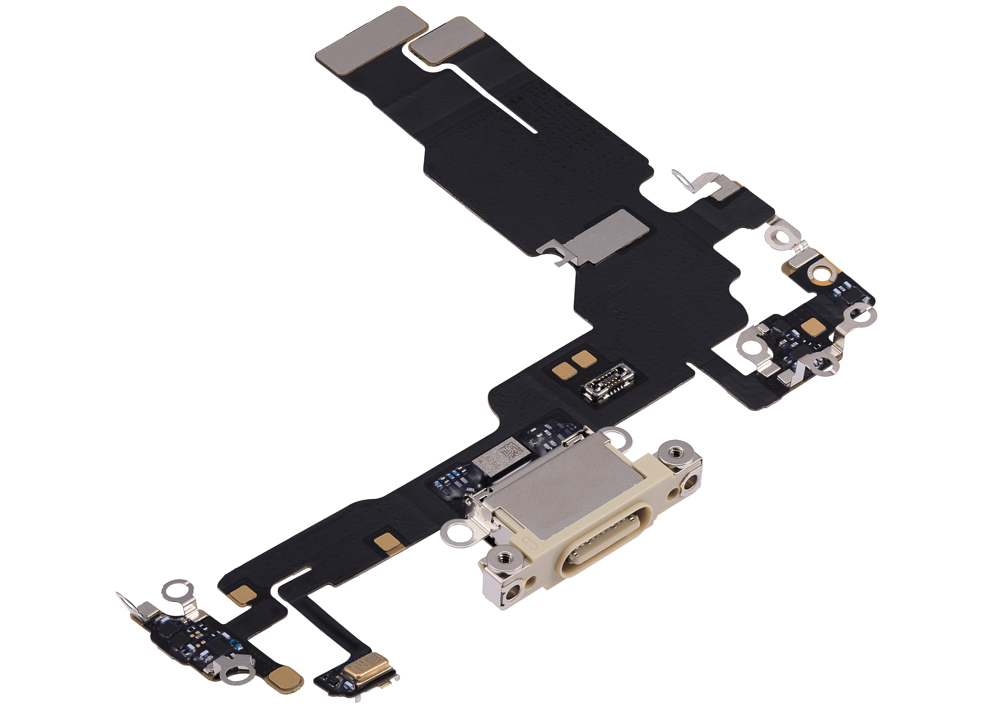Charging Port Flex Cable for iPhone 15 (Premium) (Yellow)