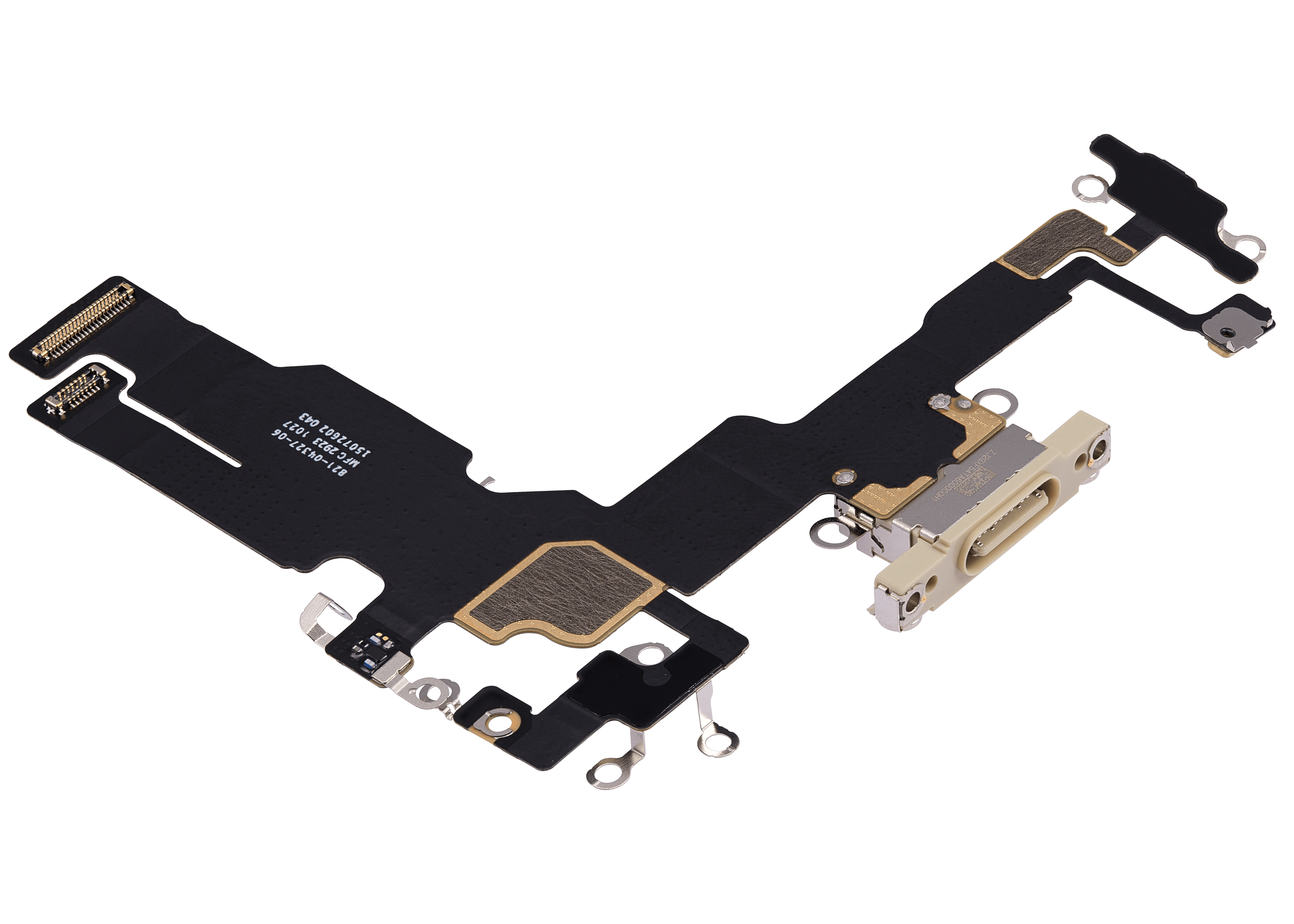 Charging Port Flex Cable for iPhone 15 (Premium) (Yellow)
