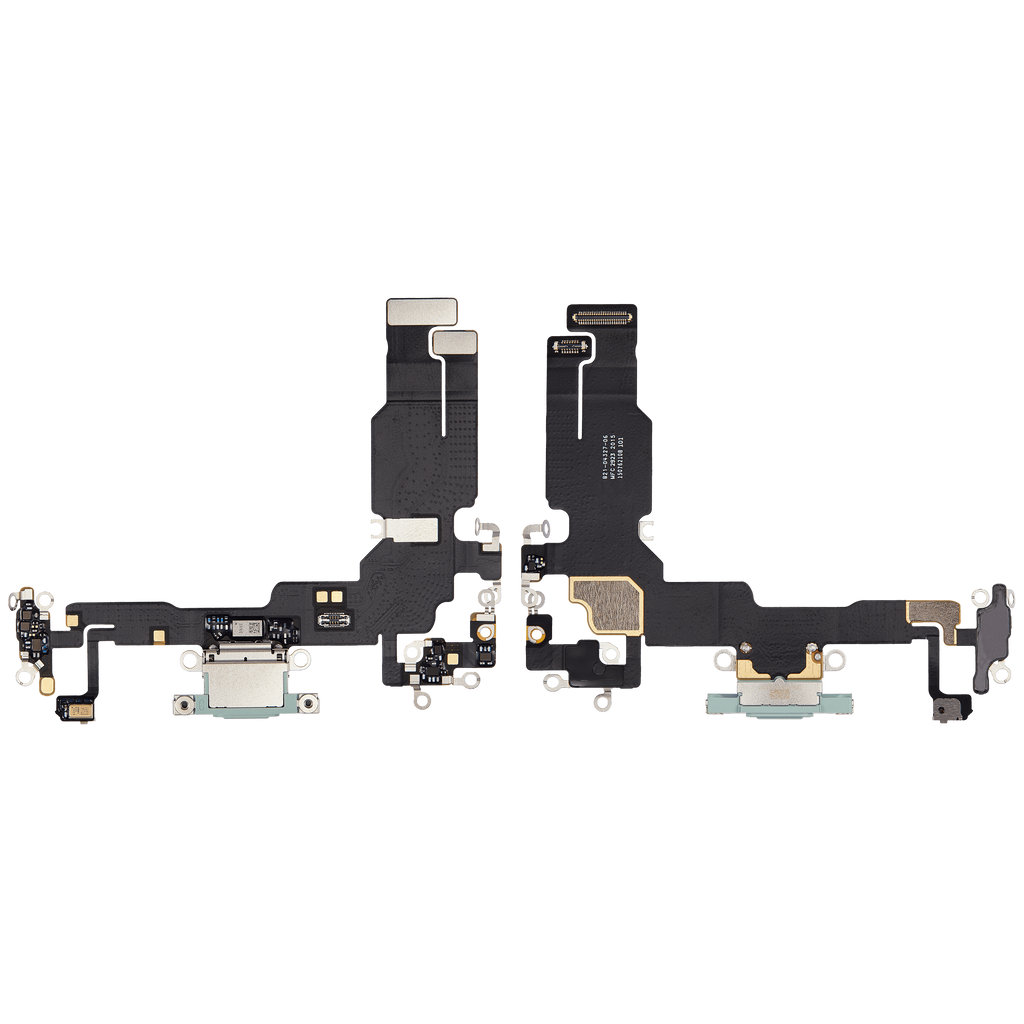 Charging Port Flex Cable for iPhone 15 (Premium) (Green)