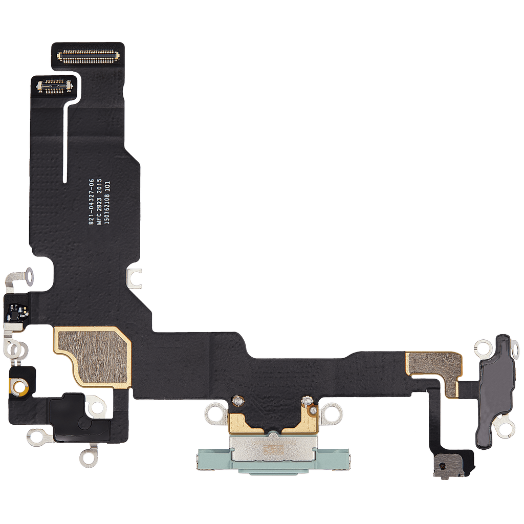 Charging Port Flex Cable for iPhone 15 (Premium) (Green)