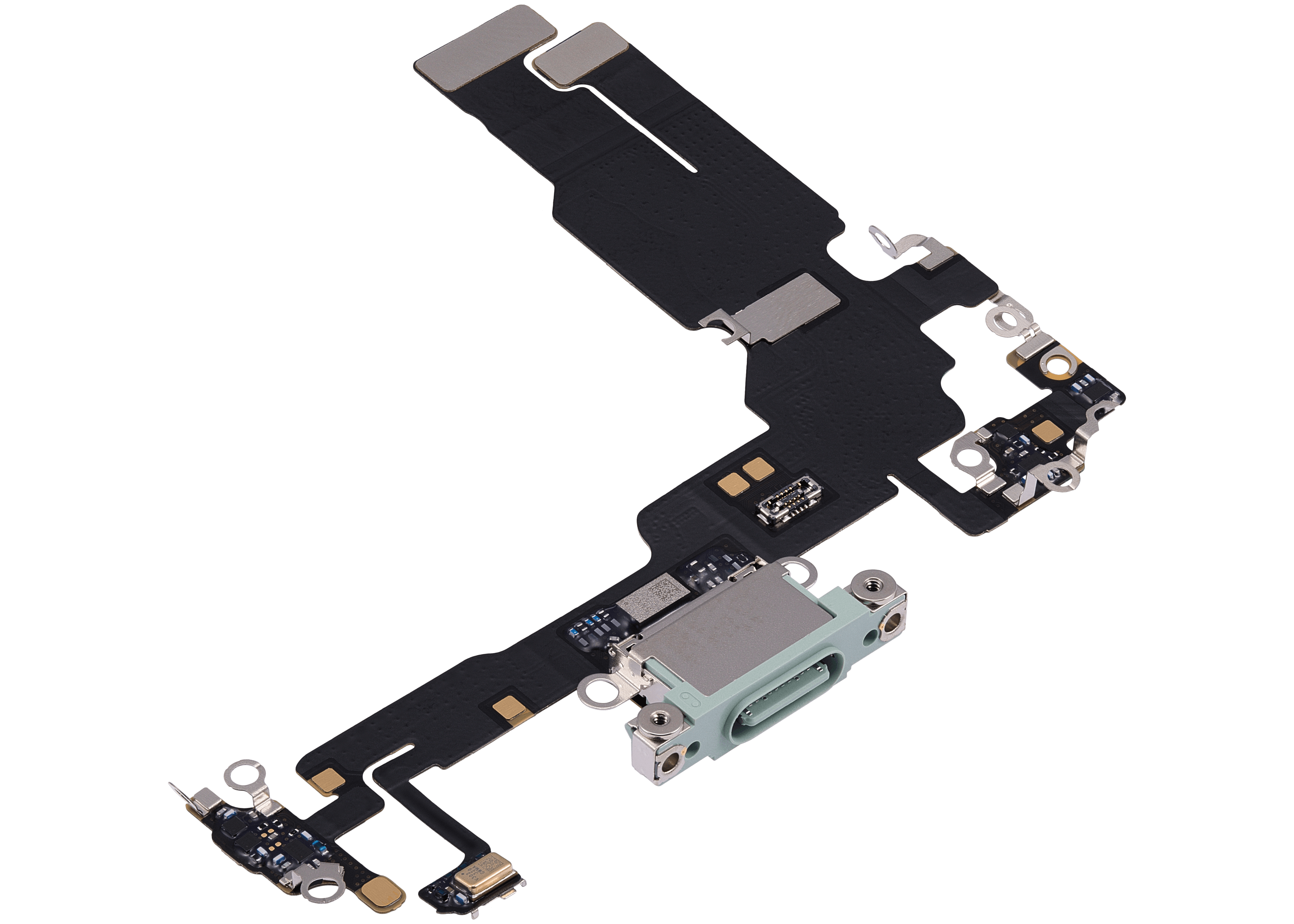 Charging Port Flex Cable for iPhone 15 (Premium) (Green)