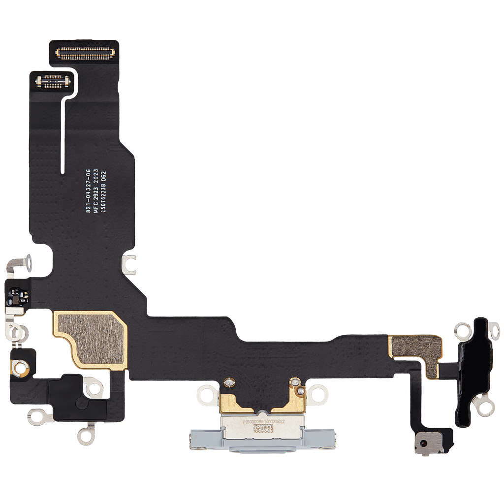 Charging Port Flex Cable for iPhone 15 (Premium) (Blue)