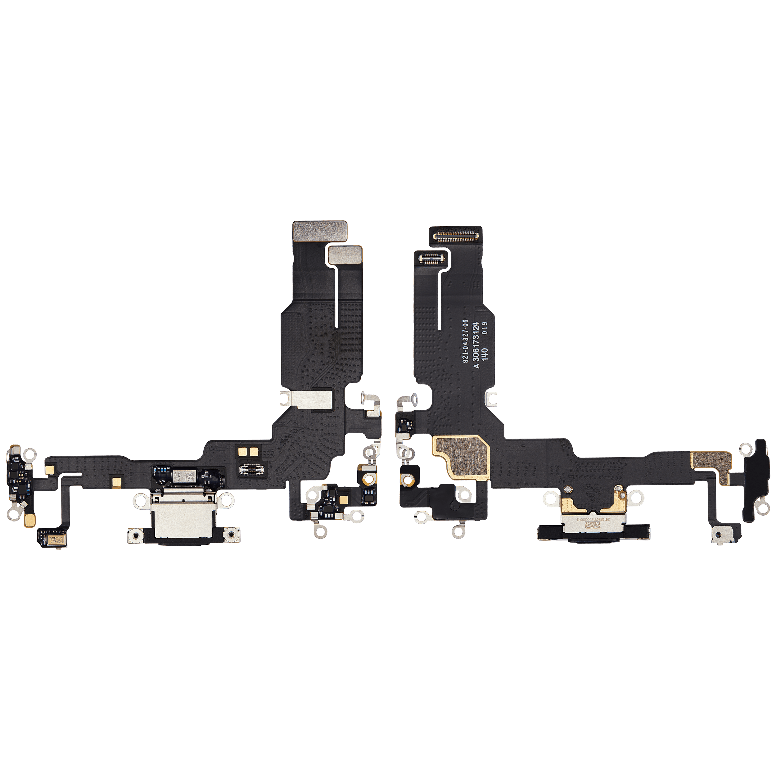 Ladebuchsen-Flexkabel für iPhone 15 (Premium) (Schwarz)