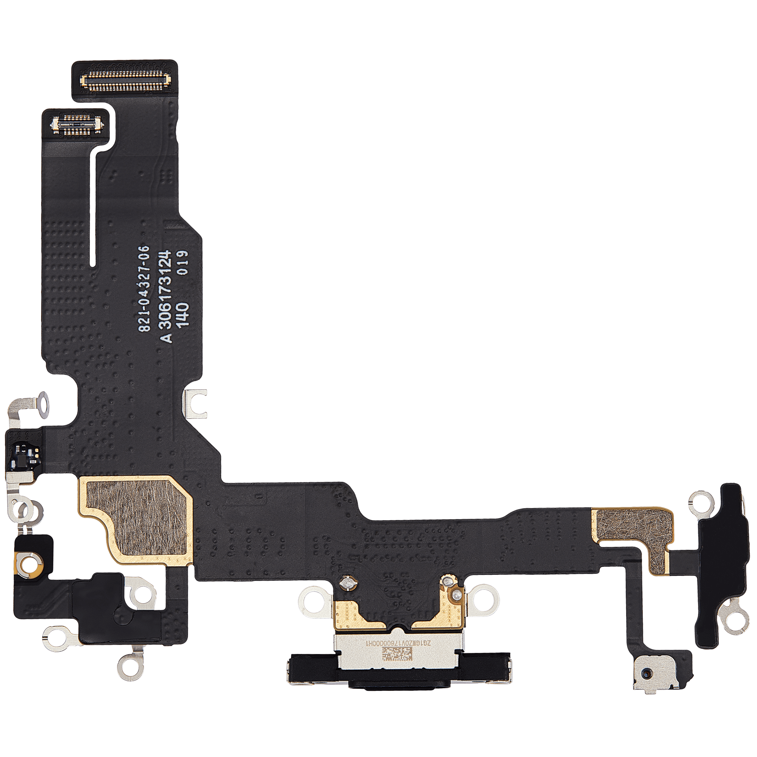 Ladebuchsen-Flexkabel für iPhone 15 (Premium) (Schwarz)