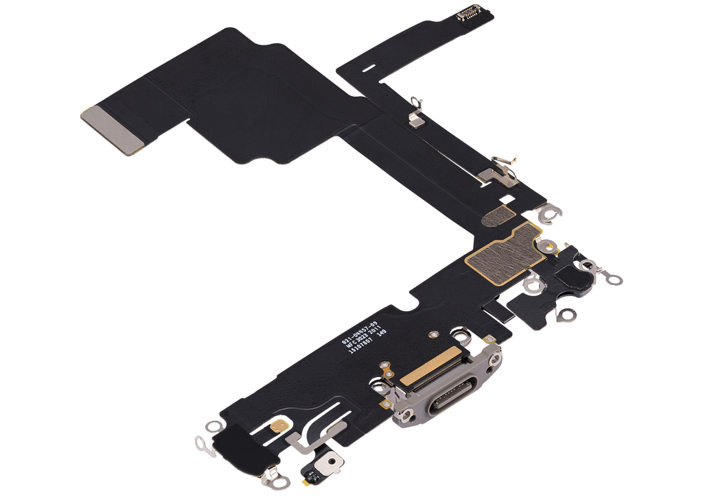 Charging Port Flex Cable for iPhone 15 Pro (Premium) (Natural Titanium)